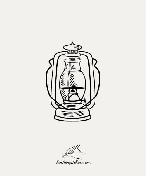 Drawing of Lantern