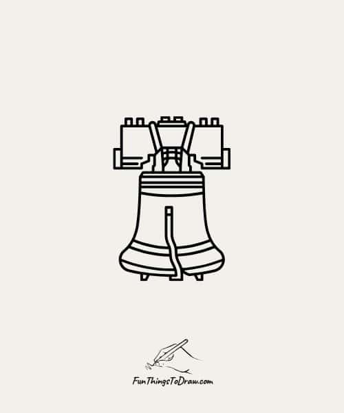 Drawing of Liberty Bell