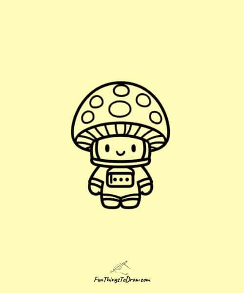 Mushroom astronaut