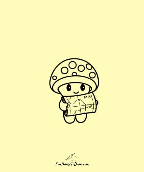 Mushroom explorer with map