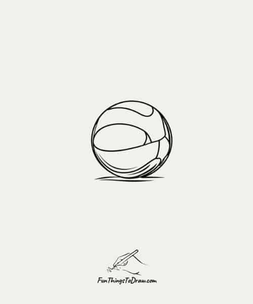 easy drawing ideas - beach ball