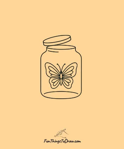 Butterfly in a jar
