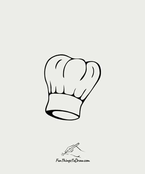 Dad's Day Drawing Ideas - Chef's Hat