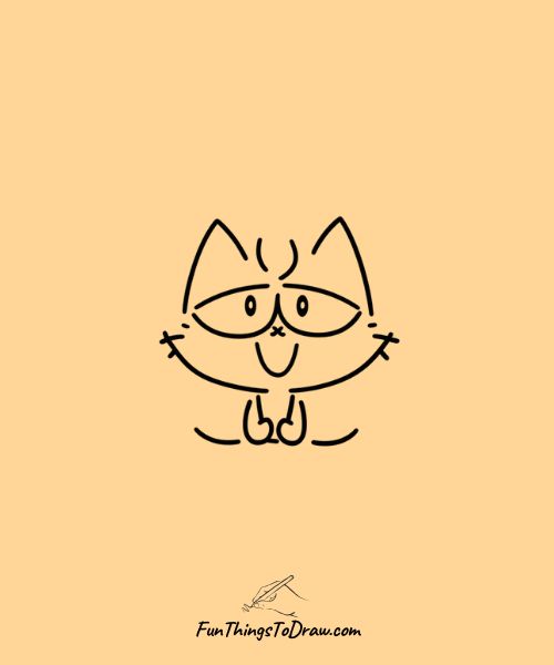 Drawing of Comic Book Character