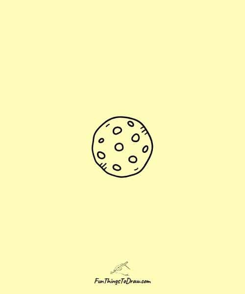 Mini Drawing of a Cookie