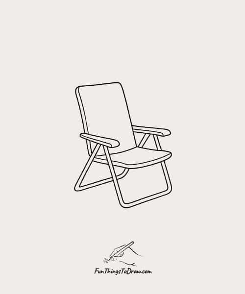 Dad's Favorite Outdoor Chair Drawing
