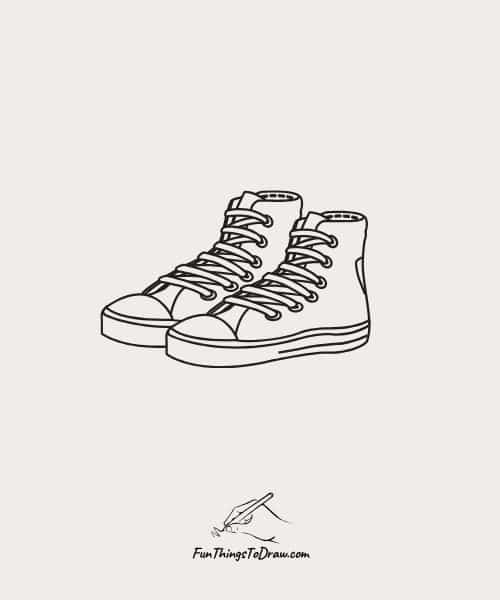 Dad's Favorite Pair of Sneakers Drawing