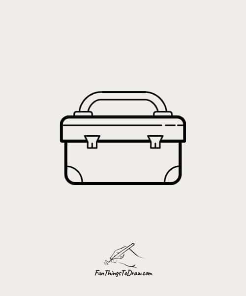 Drawing of Dad's Toolbox