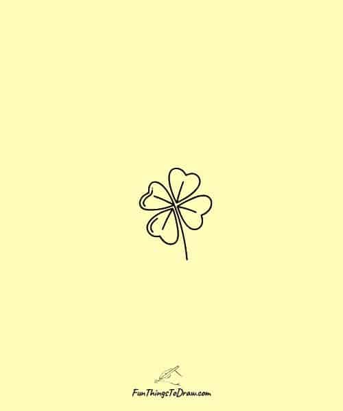 Small Drawing of Four-leaf clover