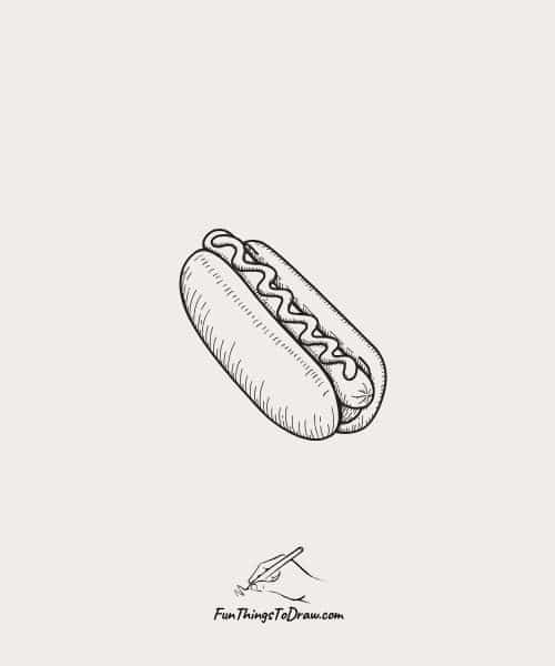 Father's Day Drawings - Hot Dog