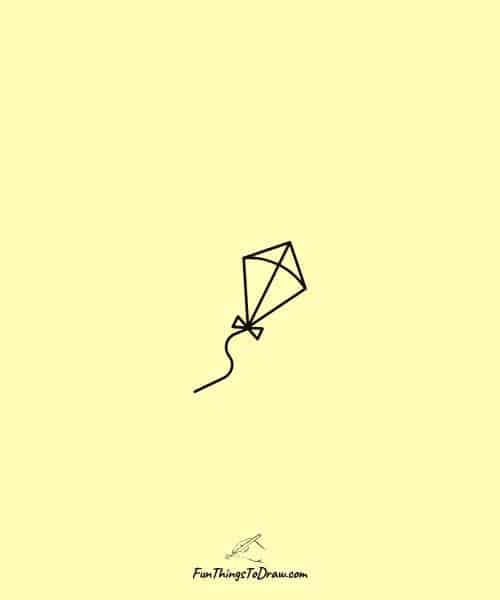 Mini Kite Drawing