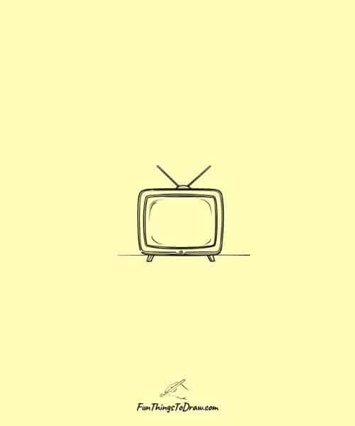 Mini TV Drawing