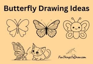 Easy Butterfly Drawing Ideas