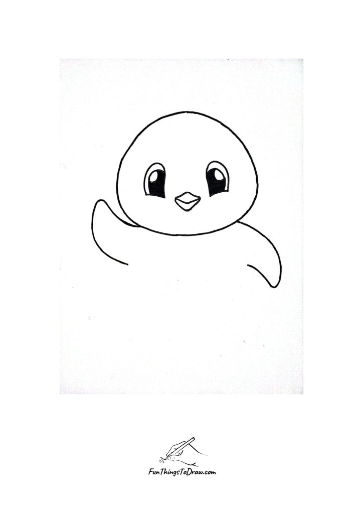 Step 3_ How to draw a penguin
