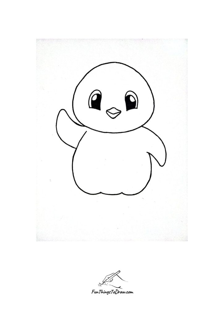 Step 4_ How to draw a penguin