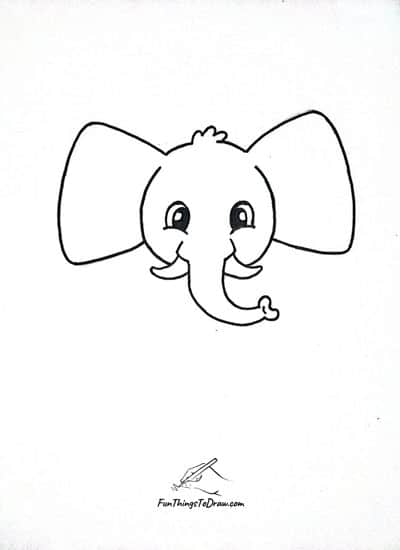 Step 4_ How to draw an elephant