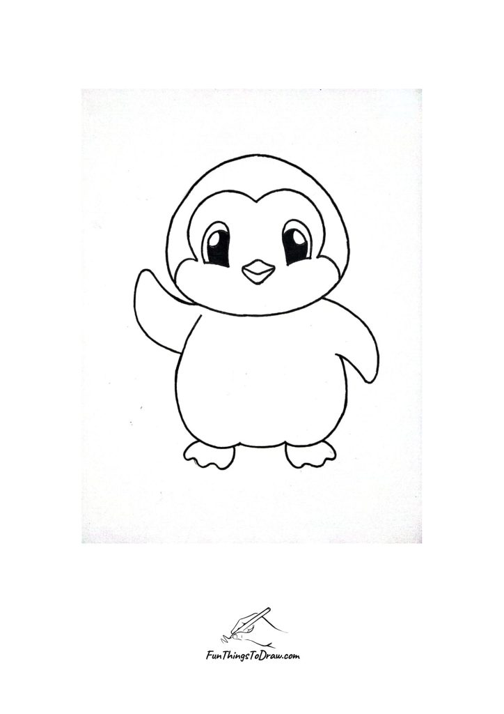 Step 6_ How to draw a penguin