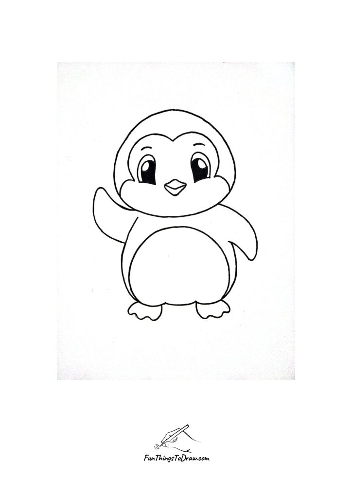 Step 7_ How to draw a penguin