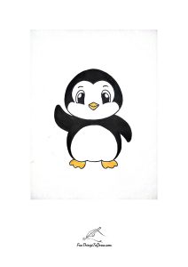 Step 8_ How to draw a penguin