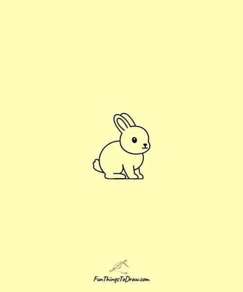 Drawing of Tiny bunny