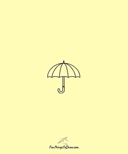 Small Drawing of Umbrella