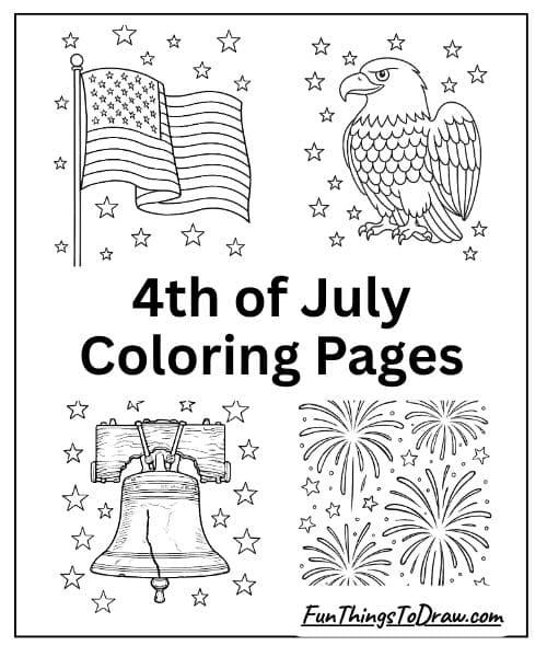 4th of July Coloring Pages