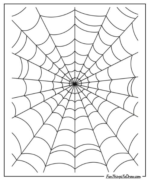 Basic Spider-Man Web Background