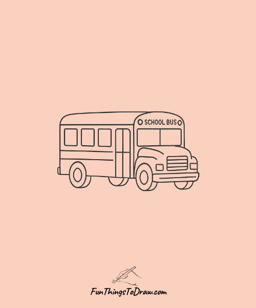 School Bus Drawing
