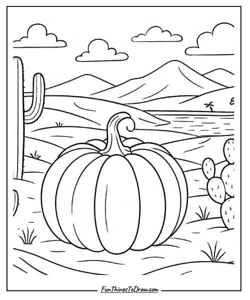 Pumpking Coloring Pages