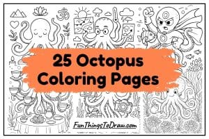 25 Free Printable Octopus Coloring Pages