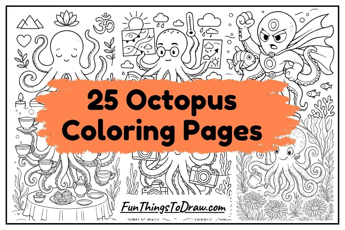 25 Free Printable Octopus Coloring Pages