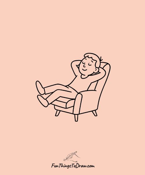 National Relaxation Day Drawing