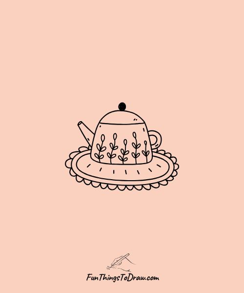 Easy Drawing of Teapot