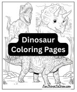Dinosaur Coloring Pages for Adults (21 Free Printable Sheets) - Fun ...