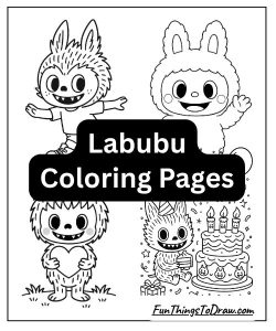 Free Printable Labubu Coloring Pages
