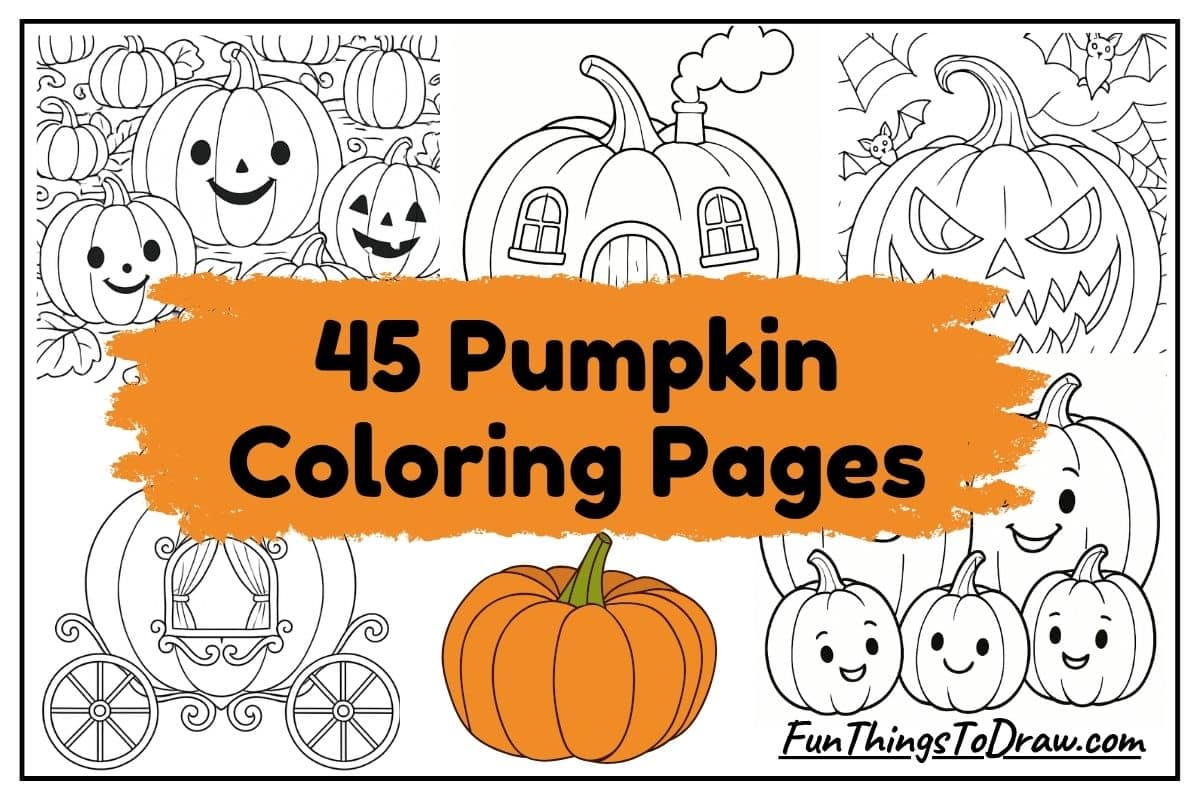 45 Free Printable Pumpking Coloring Pages