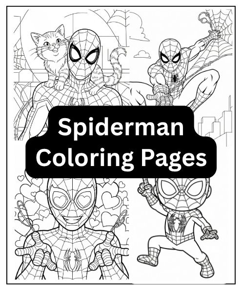 You are currently viewing 25 Cute Spiderman Coloring Pages (Free Printable PDF)
