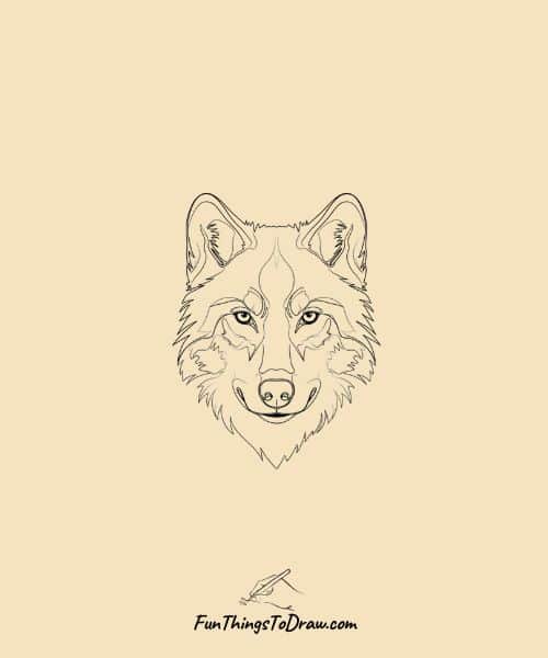 Sketch of Wolf starring