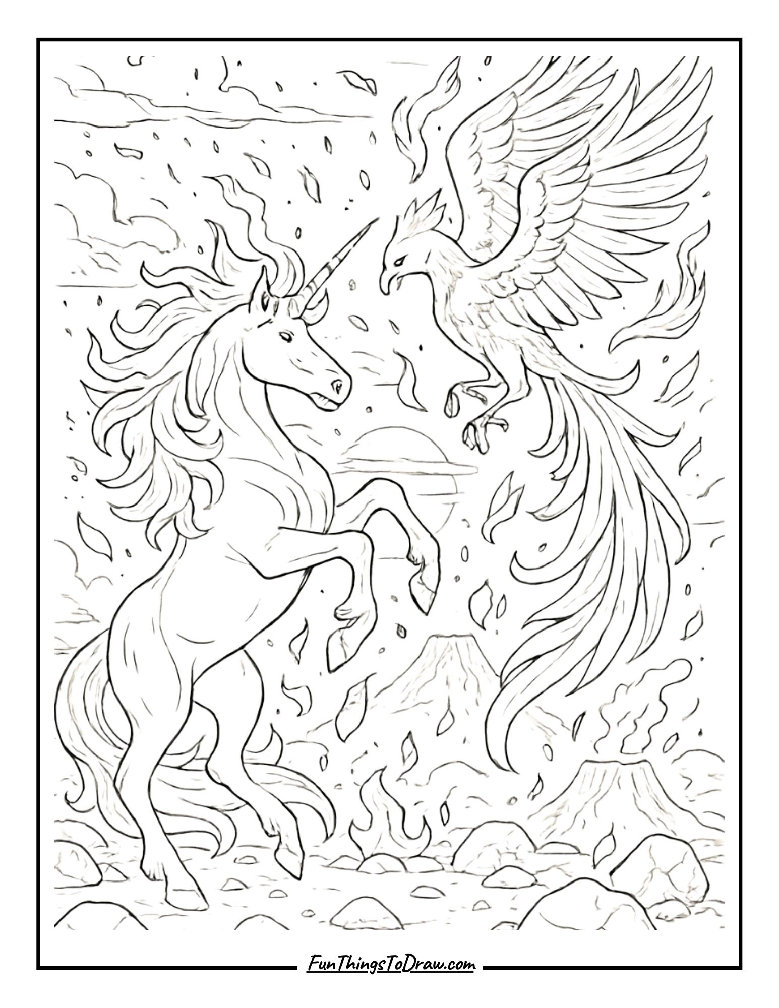 Unicorn Coloring Pages (31 Free Printable Sheets for Adults) - Fun ...
