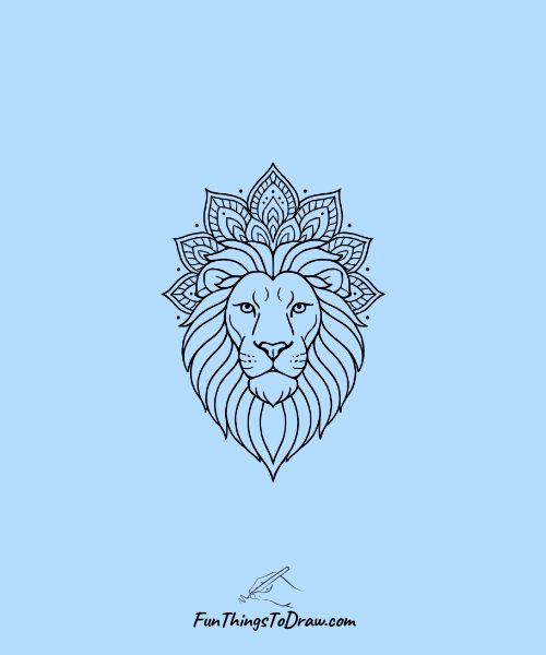 Lion Drawing Idea