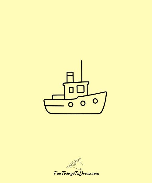 Tugboat boat