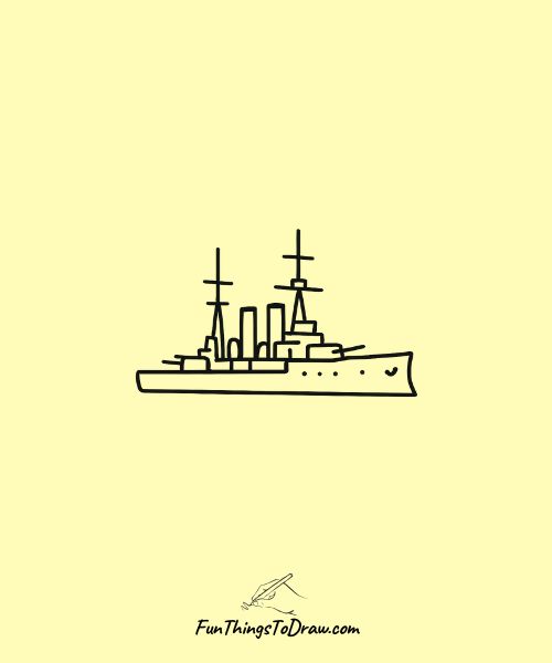 Dreadnought drawing easy