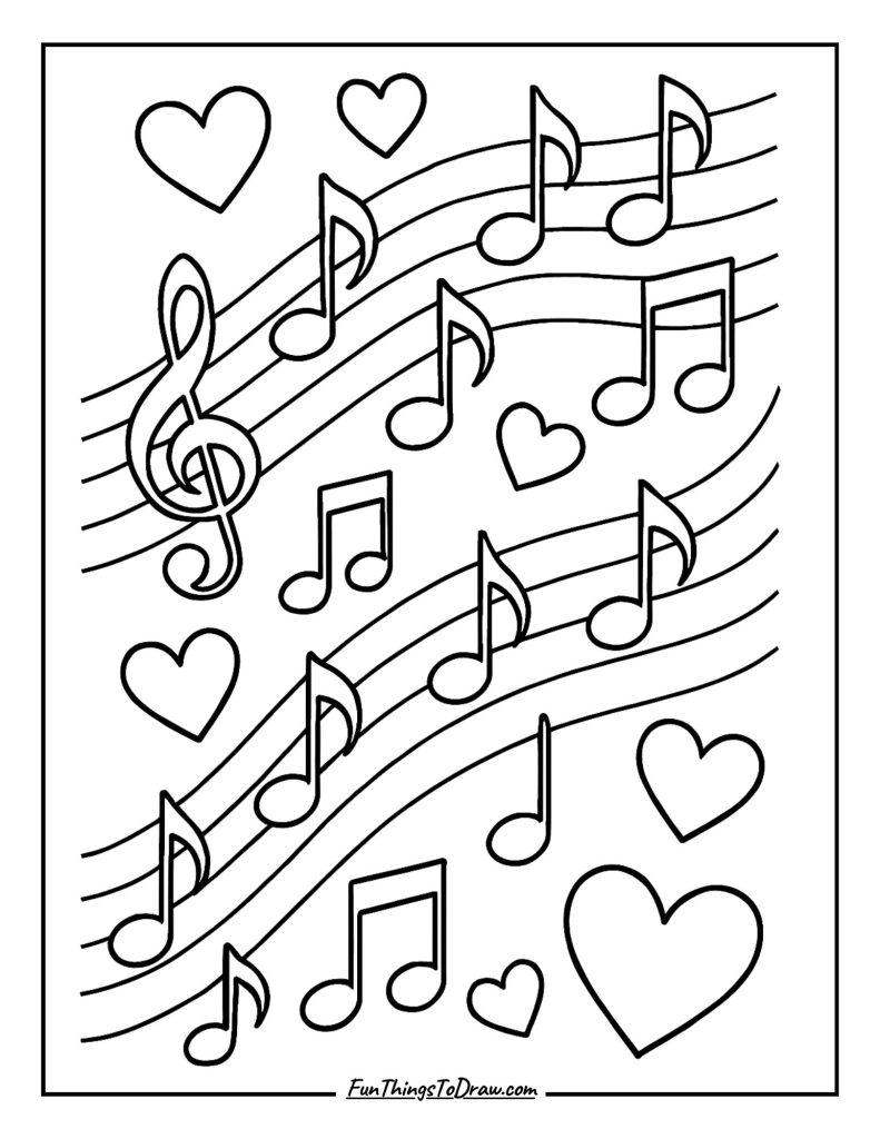 February Coloring Sheet