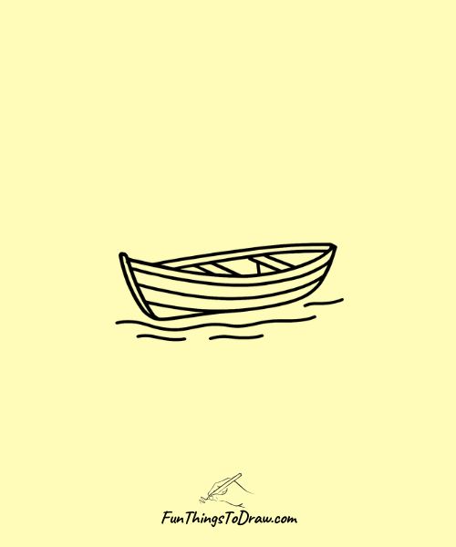 boat drawing ideas