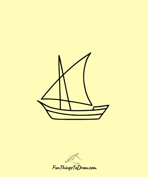 Dhow drawing