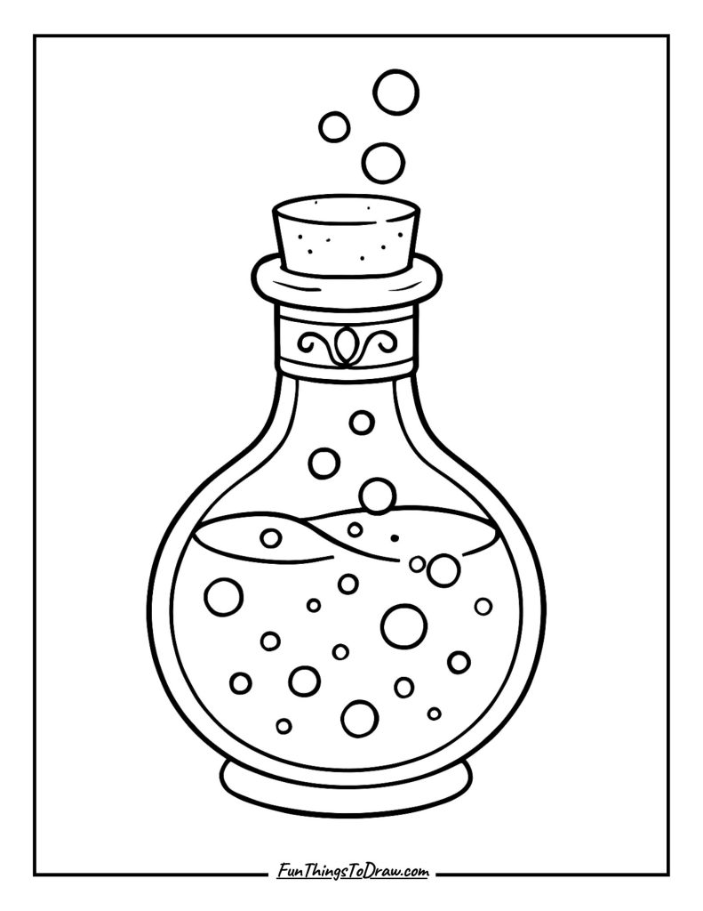 Magic Potion coloring page