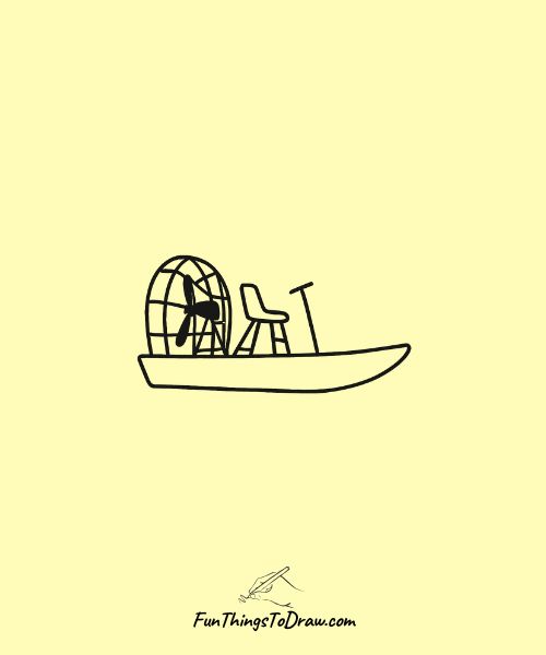 Airboat drawing