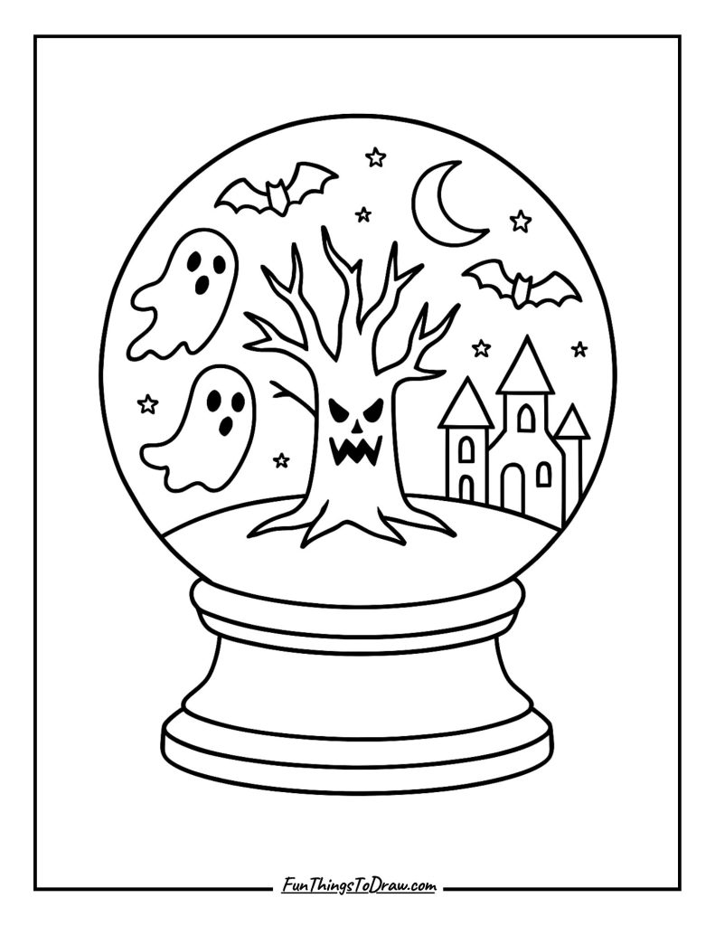 Cool Halloween Coloring Page Ideas