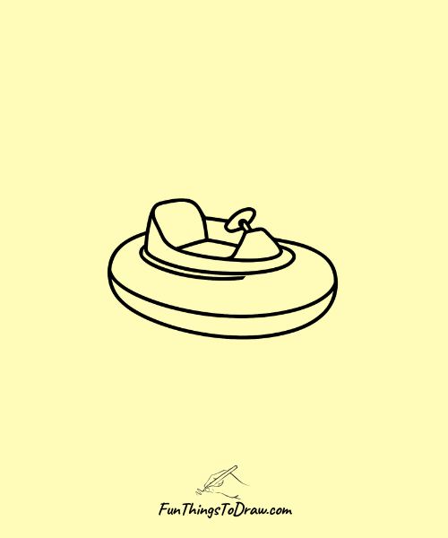 Bumper Boat drawing