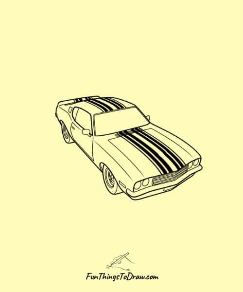 Cool Car Drawing Idea